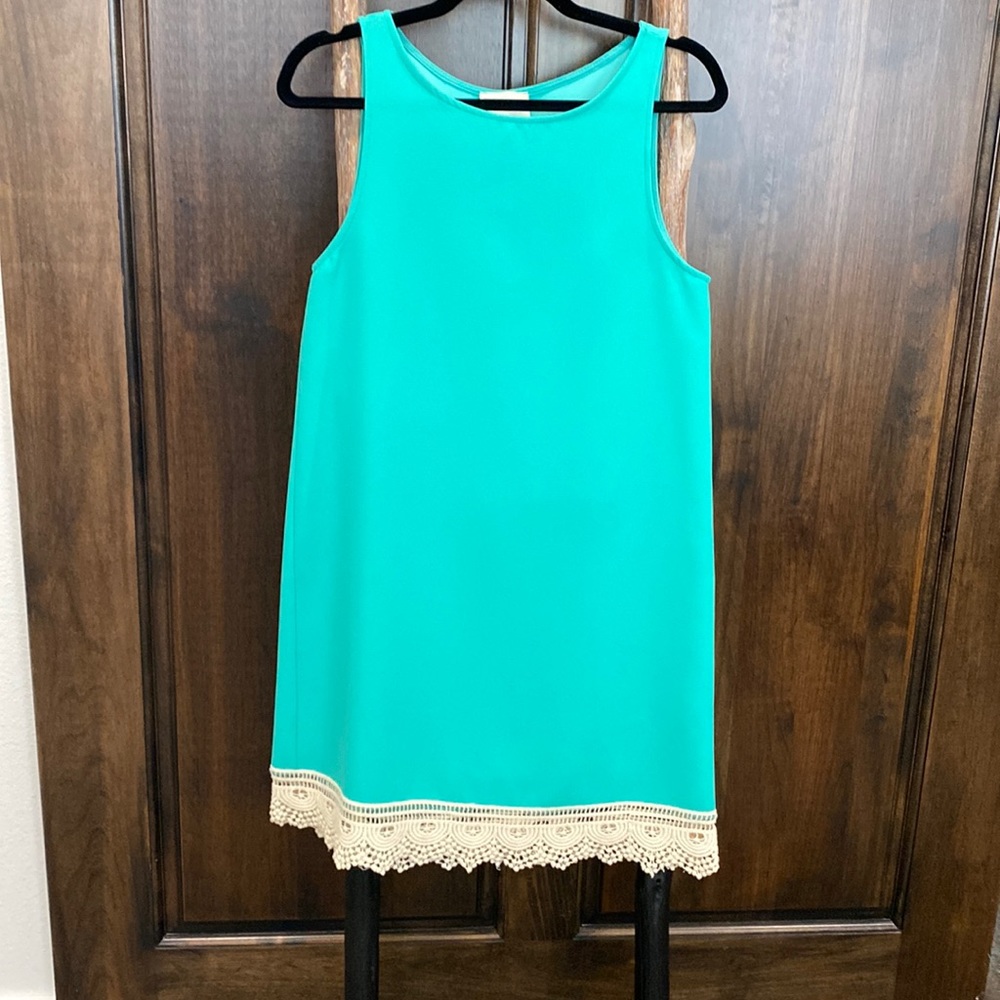 Everly Foam Green Shift Dress